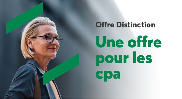 Image avec le texte Offre distinction une offre pour les CPA