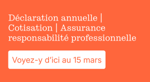 Texte DAO, cotisation, assurance responsabilité Voyez y d'ici au 15 mars