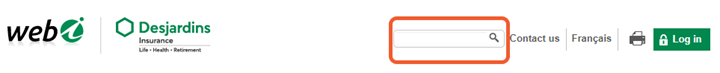 Search bar