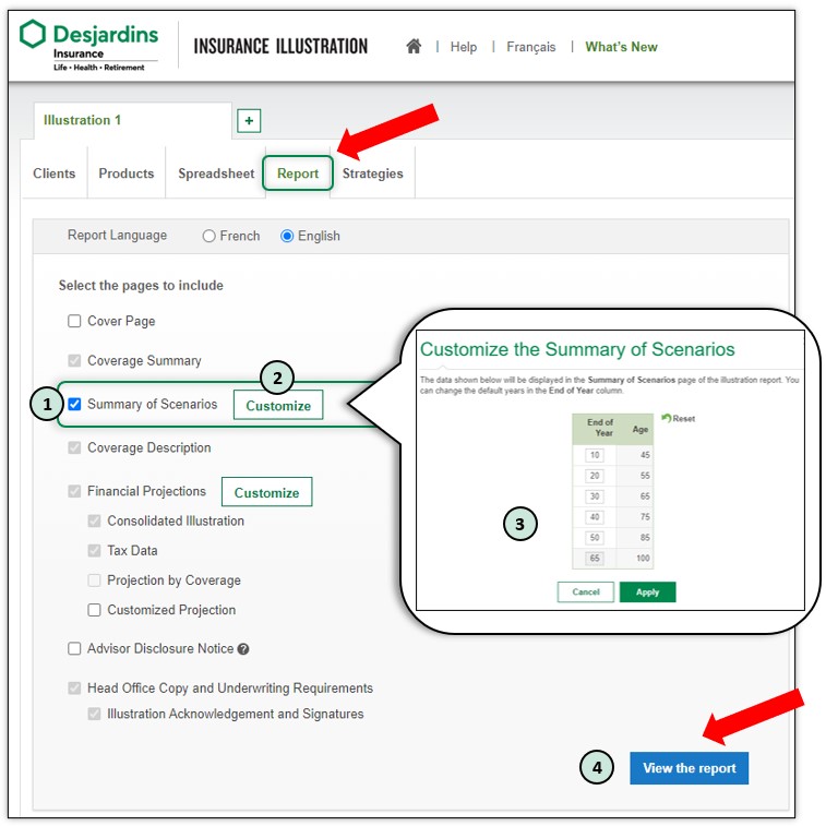 Show the  step described above