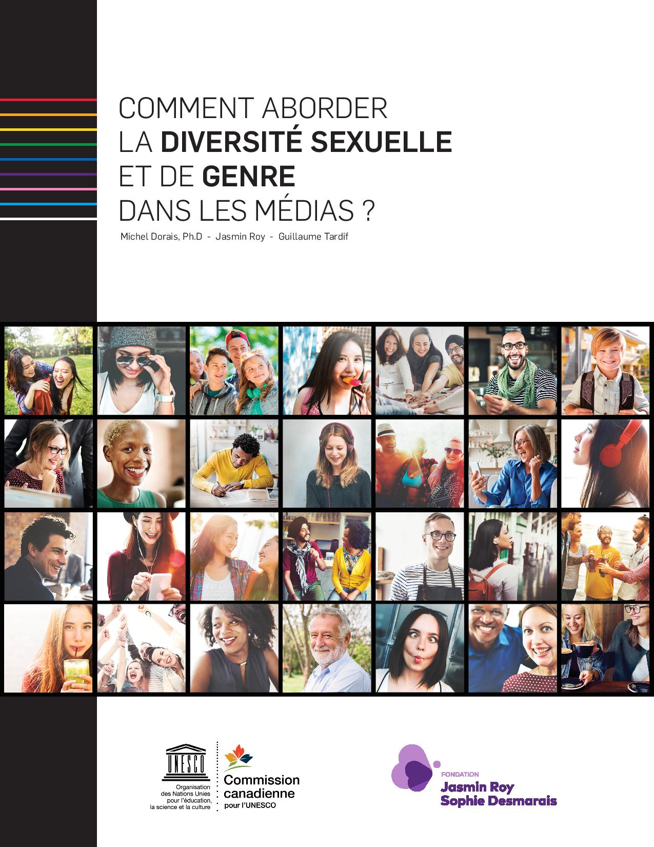 Première de couverture du guide Comment aborder la diversité sexuelle et de genre dans les médias&nbsp;?