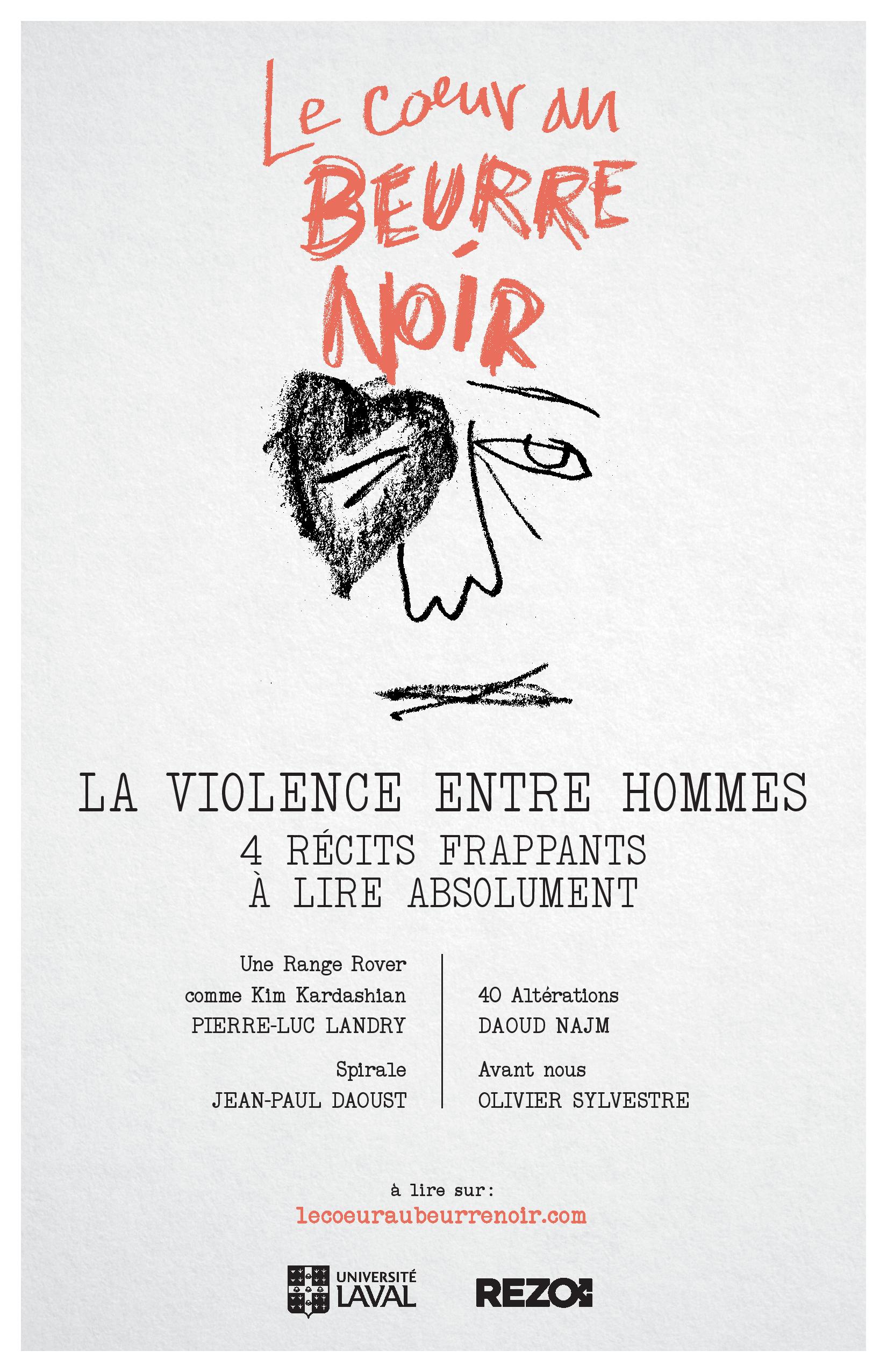 Affiche Le cœur au beurre noir