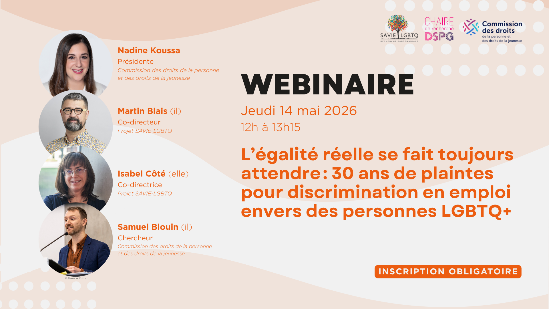 affiche du webinaire